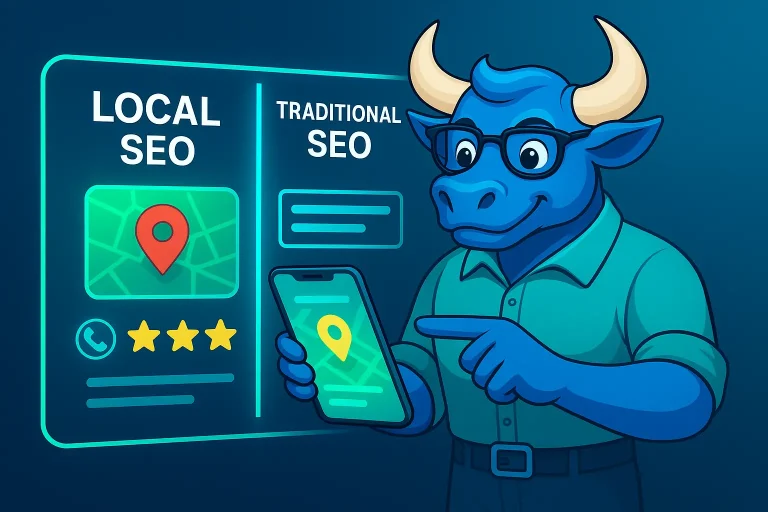 локално срещу традиционно SEO