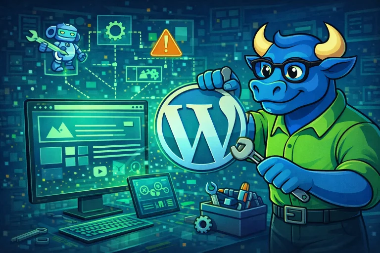 Поддръжка на WordPress сайт – обновления, сигурност, бекъпи и мониторинг на производителността