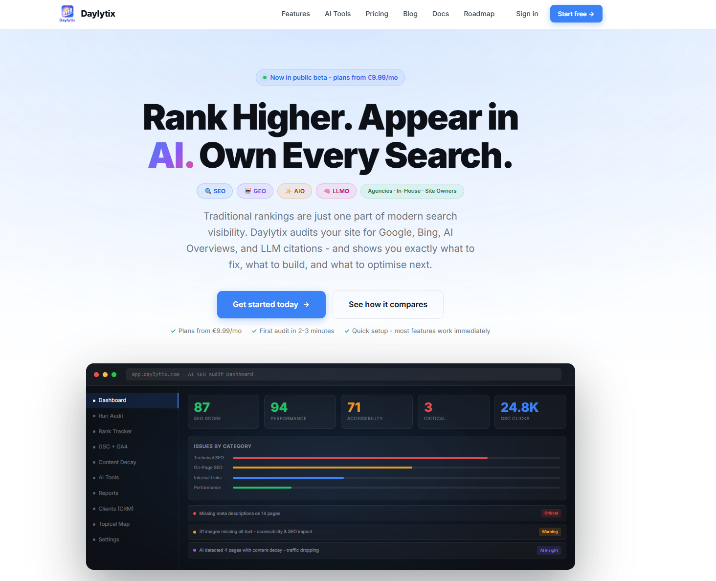 Портфолио проект Daylytix