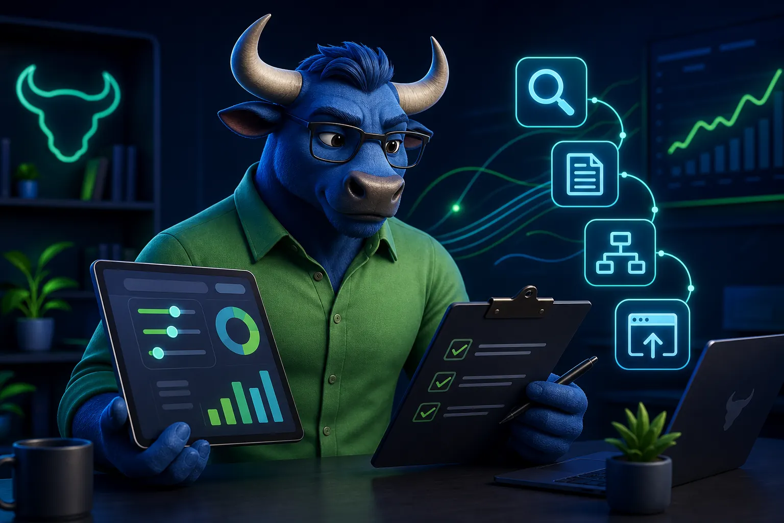 TORO Rank маскот анализира цена за SEO копирайтинг